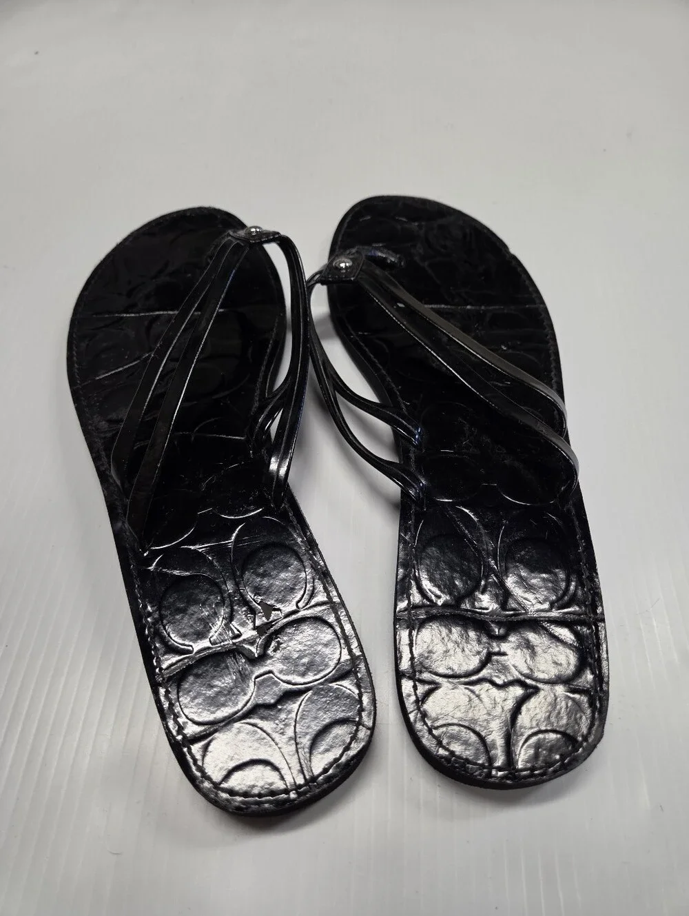 Coach black signature